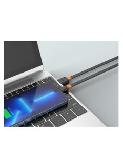 سليبرات سيليبرات CB-33 كابل USB محمول إلى Lightning للشحن السريع ونقل البيانات مع تصميم سلك مسطح وتناسب عملي Iphone 3A /480mbps /1M - أسود  - Image 2