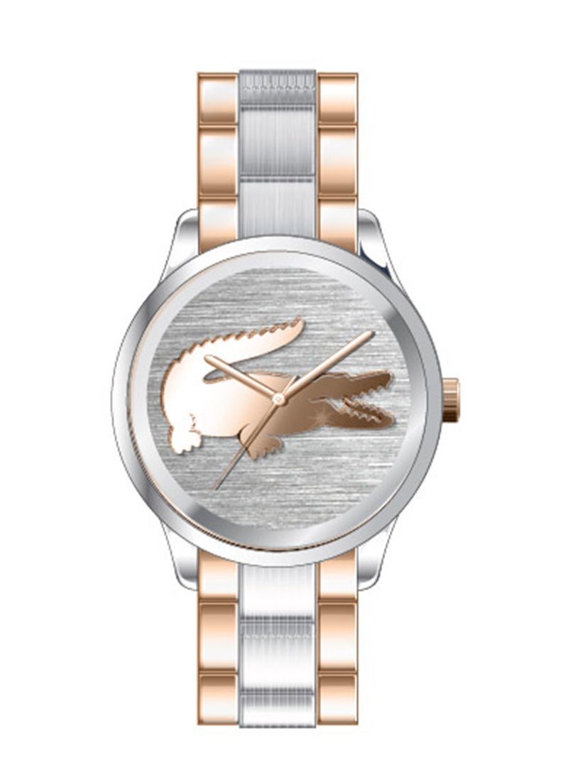 LACOSTE ساعة يد نسائية أنالوج دائرية من الفولاذ المقاوم للصدأ 2001033 - 38 مم - Image 1