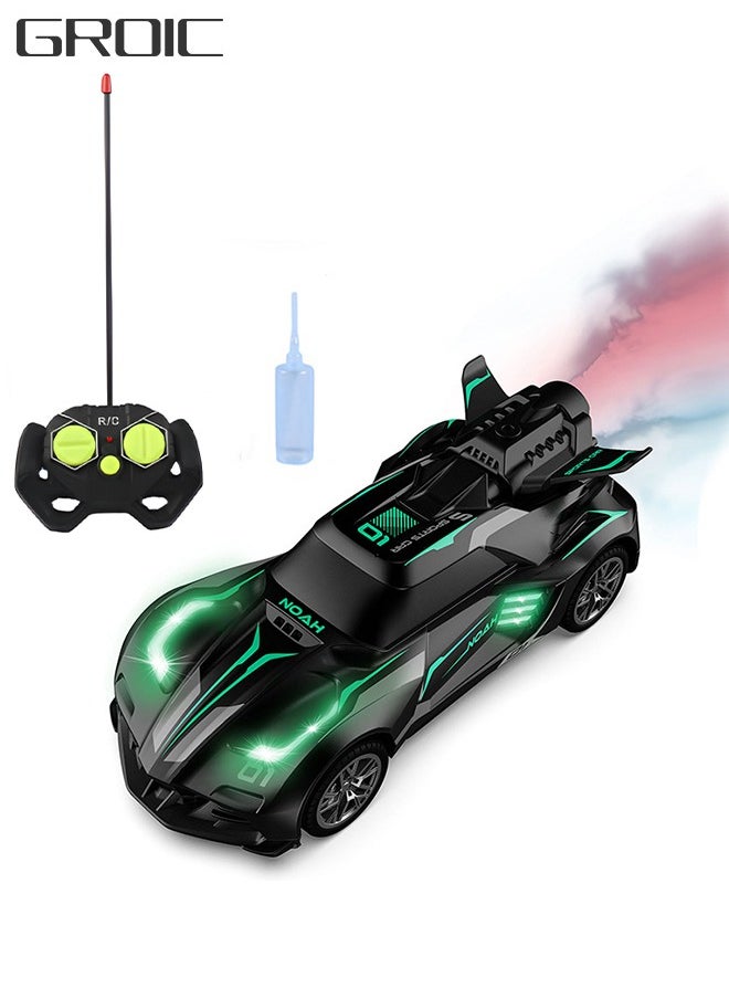 GROIC Remote Control Car - RC Cars with Spraying Mist & Light for Kids Fog Mist High Speed Racing Cars Electric Car Toy Sport Racing Hobby Toy Car  - Image 1