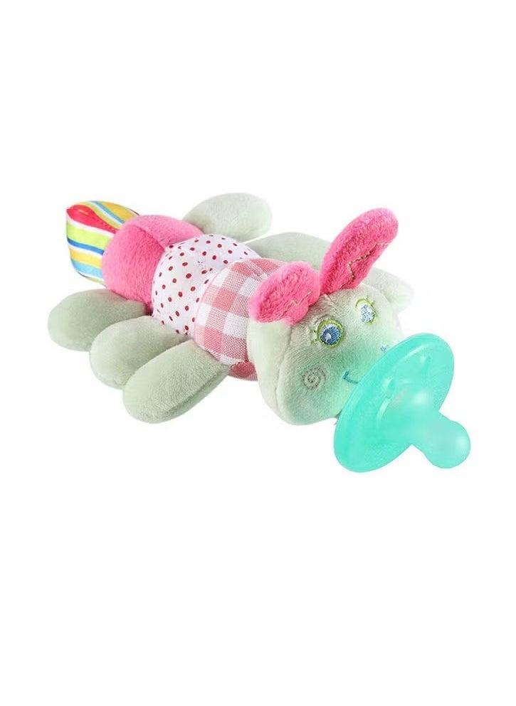 Goolsky Stuffed Animal Pacifier Holder,Latex-free Soother with Stuffed Toy, Calming and Easy to Clean Baby Stuff, Newborn Pacifier  - Image 3