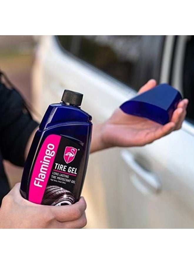 Flamingo Polished & Tire Protection | F035W | 500ML - Image 3