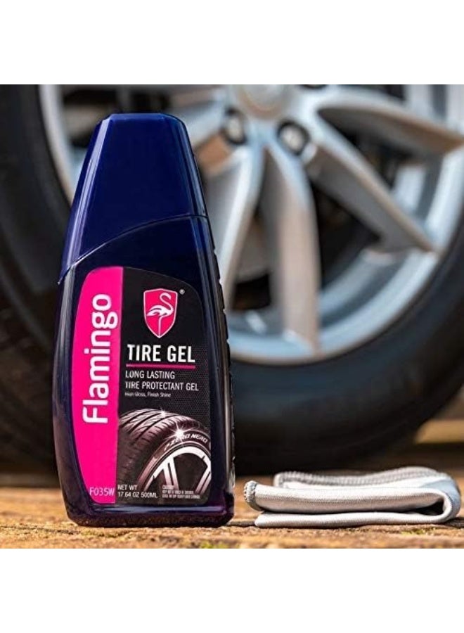 Flamingo Polished & Tire Protection | F035W | 500ML - Image 2