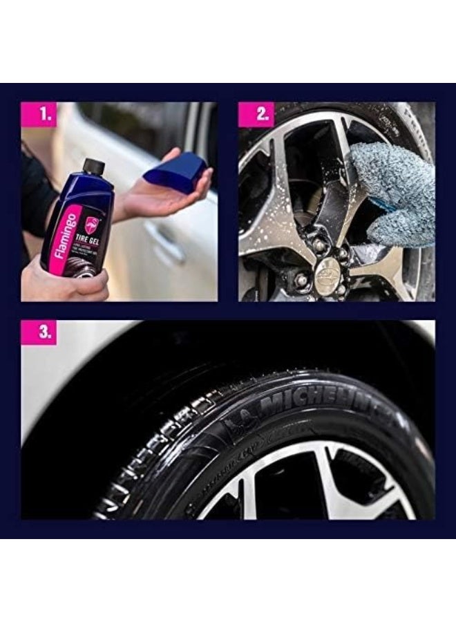 Flamingo Polished & Tire Protection | F035W | 500ML - Image 5