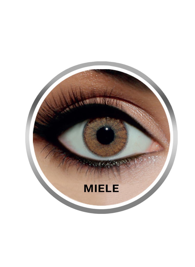 Rainbow Contact Lenses Miele, Original Unisex Rainbow Cosmetic Contact Lenses, 3 Months Disposable- Mirage Collection, Miele (Brown Color) - pzsku/Z546332B43CD603522FDDZ/45/_/1648448981/d91b8fc2-1f46-4222-b526-7c254c0508d7