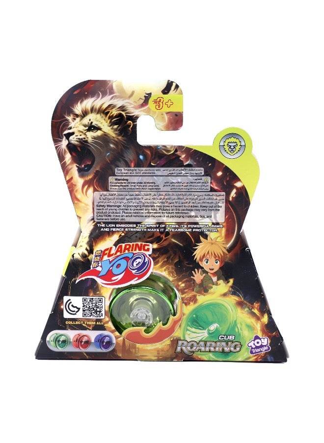 Toy Triangle Toy Triangle Flaring Yo Triangle Cub Roaring Responsive 2-in-1 Yo-Yo  - Image 3