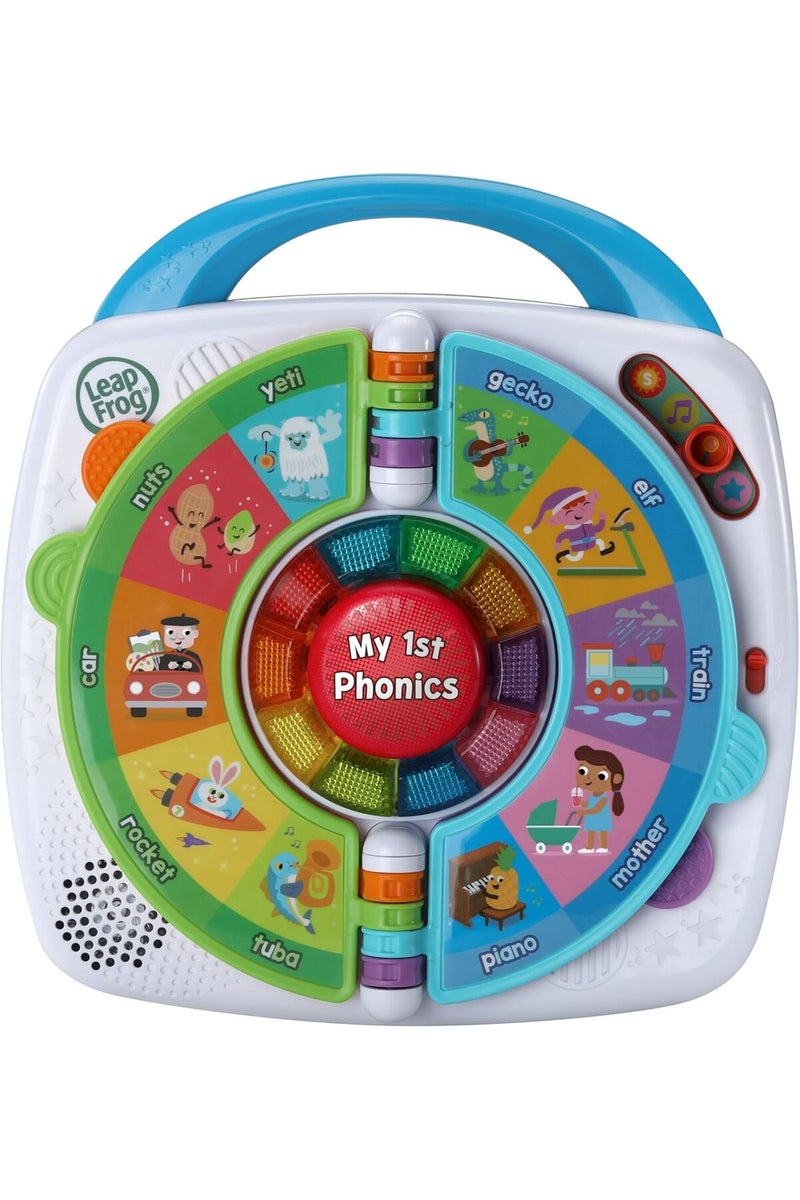 LeapFrog My 1st Phonics: Spin & Learn - Educational Toy, 10 Light-up Buttons, 44 Phonetic Sounds (En - Image 1