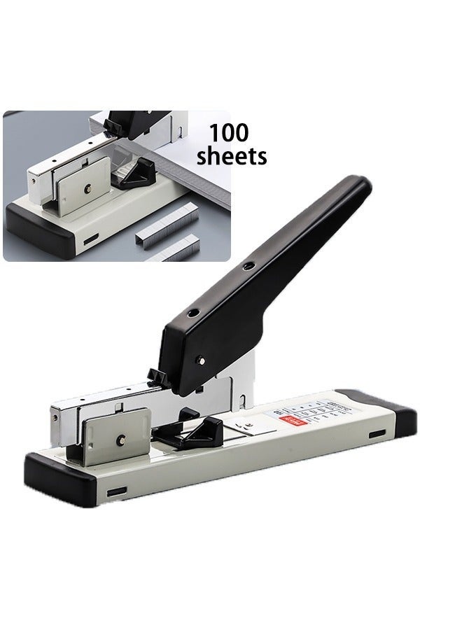 Heavy Duty Stapler,100 Sheet High Capacity Large Stapler with Staple Remover, Effortless Industrial Stapler,Easy to Load Heavy-Duty Stapler,Booklet Stapler,Commercial Stapler - Image 1