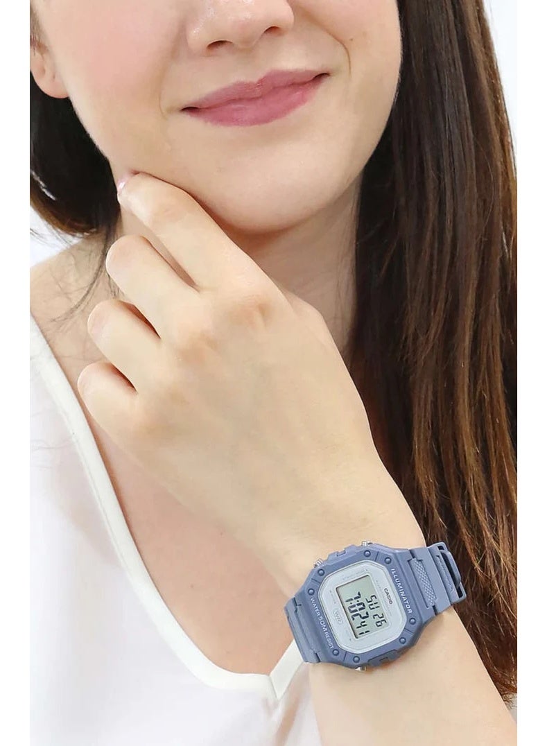 Casio W218H Series | Men’s Digital Watch | 50M WR | 1/100 Second Stopwatch | 100 SEC Chronograph | LED Backlight | Countdown Timer | Daily Alarm | Hourly Time Signal - Image 5
