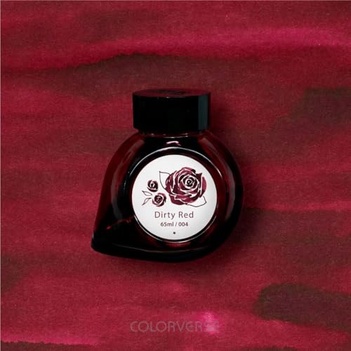 Colorverse Project Ink No.004 - Dirty Red - (65ml) Fountain Pen Ink - Image 2