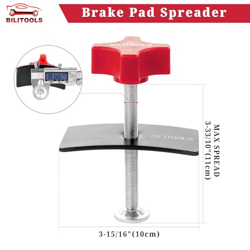BILITOOLS Brake Pad Spreader, Disc Brake Caliper Compression Tool Caliper Piston Compressor Spreader Tool - Image 3