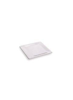 Restaurantware Restaurantware-3 Inch Square Mini Plates , 10 Square Small White Plates For Appetizers - Microwavable, Oven-Safe, White Porcelain Square White Appetizer Plates, Won't Chip, For Appetizers Or Desserts  - Image 1