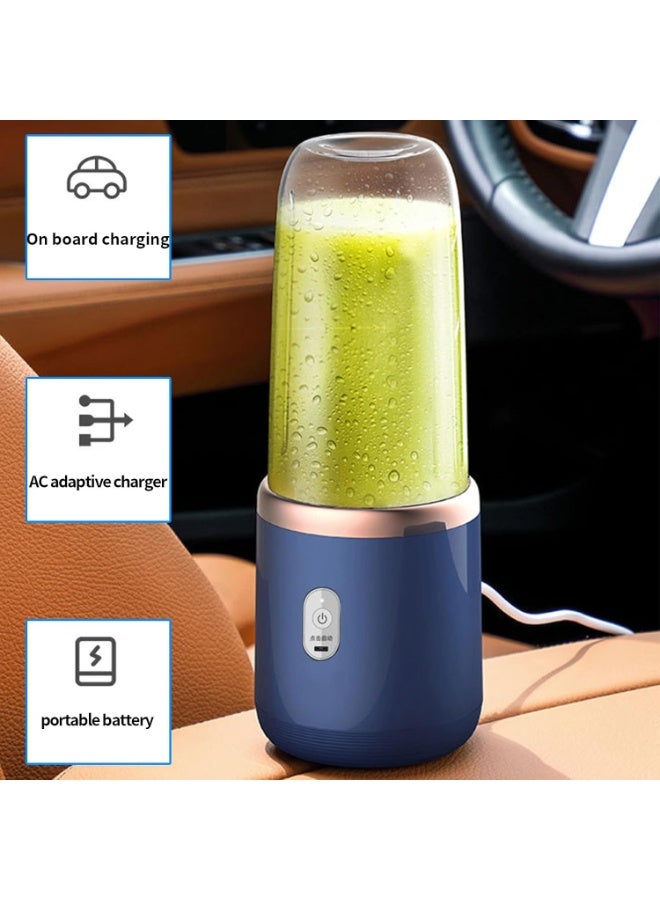 كوب عصير شخصي قابل للشحن عبر USB، خلاط شخصي للعصائر والمشروبات المخفوقة (سموذي)، سعة 520 مل، كوب عصير مناسب للسفر   EL-310 - Image 4
