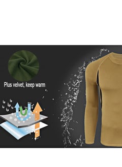 General Men's Thermal Underwear Sets Top & Long Johns Fleece Sweat Quick Drying Thermo Base Layer  - Image 3