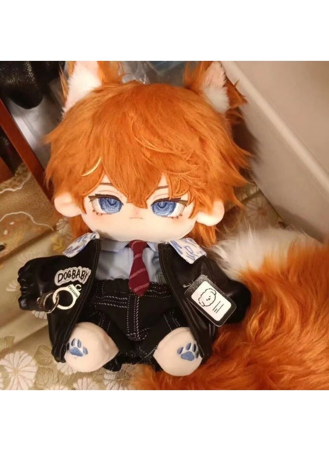Generic - 20CM Cotton Doll Clothes Cute Doll Clothes Suit Dress-up Doll Doll Clothes Men And Women Doll Clothes-Specifications:20CM Doll-Color:Spring Deep Sea Doll Clothes + Pants (no Bag) - Image 1