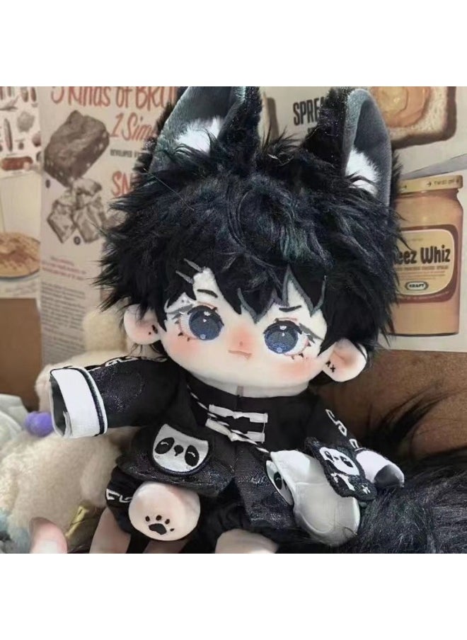Generic - 20CM Cotton Doll Clothes Cute Doll Clothes Suit Dress-up Doll Doll Clothes Men And Women Doll Clothes-Specifications:20CM Doll-Color:Spring Deep Sea Doll Clothes + Pants (no Bag) - Image 1