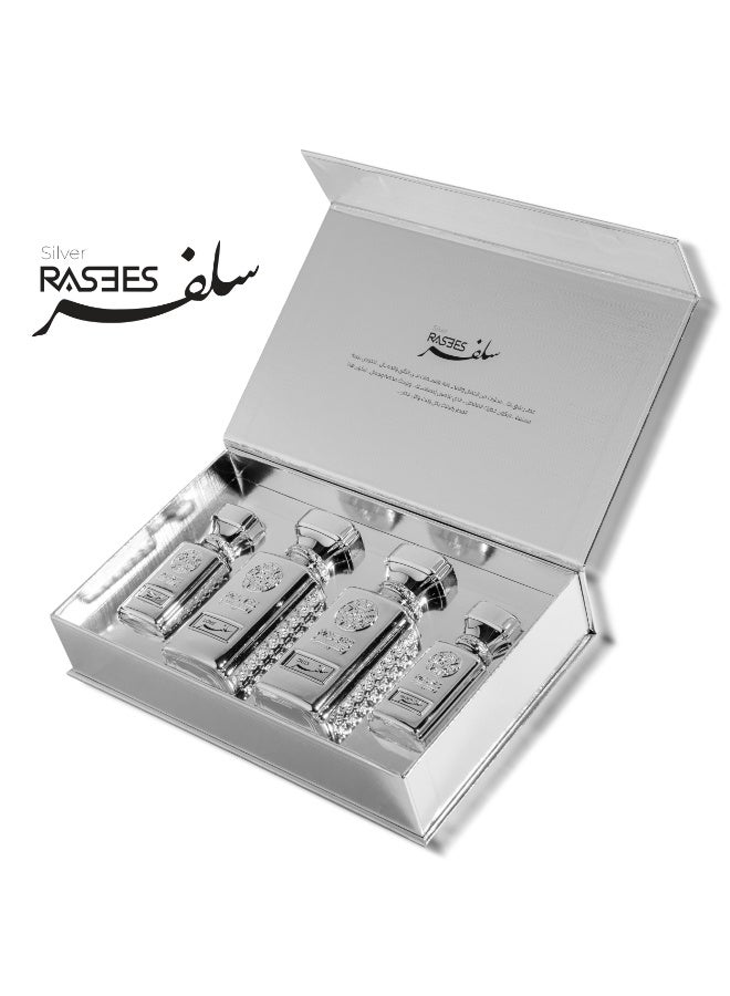 Rasees Silver Silver Oud Silver lov Silver SMOKY Silver FRUITY 15ml*2 75ml*2 - Image 1