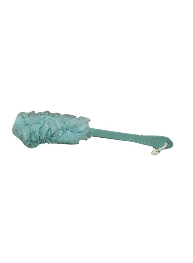 Evolife Plastic Loofah with Long Handle for Bathing | Soft Mesh Back Scrubber for Men & Women | Exfoliating Body Wash Shower Sponge | Gentle Back Rub Loofah | Easy Grip Handle (Green) - Image 5