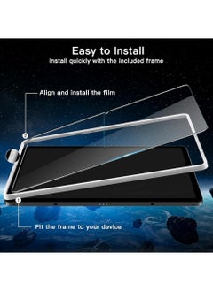 Rock Pow Screen Protector for Galaxy Tab S10 FE 10.9 inch 2025/Tab S9 FE 10.9"/ S9 2023/ Tab S8 2022/ Tab S7 2020 11", Hardness Tempered Glass Screen Film Guard for Tablet SM-X520/X510/X710/X700/T870 with Easy Installation Frame Tempered Glass Film HD Clear 2-Pcs  - Image 3