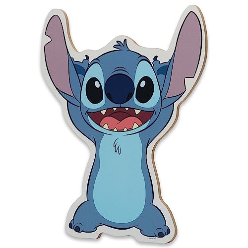 Open Road Brands Disney Lilo and Stitch Die Cut Wood Wall Decor Adorable Stitch Wall Art for Kids Bedroom Play Room or Movie Room - Image 3