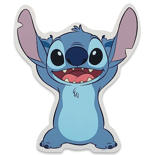 Open Road Brands Disney Lilo and Stitch Die Cut Wood Wall Decor Adorable Stitch Wall Art for Kids Bedroom Play Room or Movie Room - Image 1