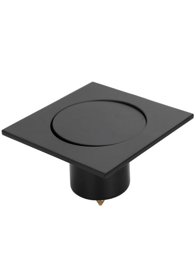 ايجويوس مصرف أرضي، مصفاة أرضية للحمام من النوع العلوي، مصفاة شعر للمرحاض، نظام تصريف سريع للمنزل والفندق والحمام والمطبخ (مصرف أرضي أسود) - Image 1