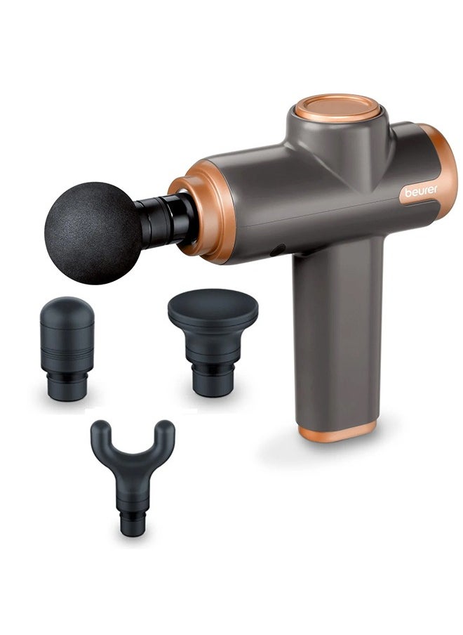 Beurer MG 99 Compact Massage Gun, Mini Deep Tissue Massager with 4 Attachments, Powerful Trigger Point Massage to Relieve Tension, Handheld Massager with 5 Intensity Levels, Rechargeable Battery  - Image 5