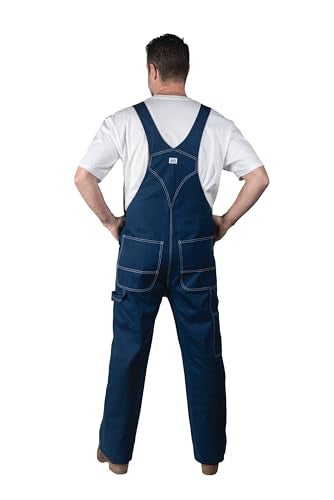 Liberty Men's Rigid Denim Bib Overall, 40x32 - Image 2