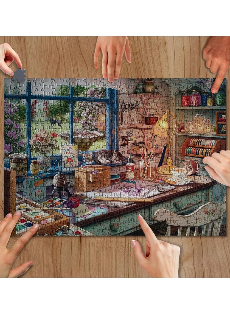 لغز مكون من 1000 قطعة، موضوع الاستوديو، لغز التحدي - Image 3