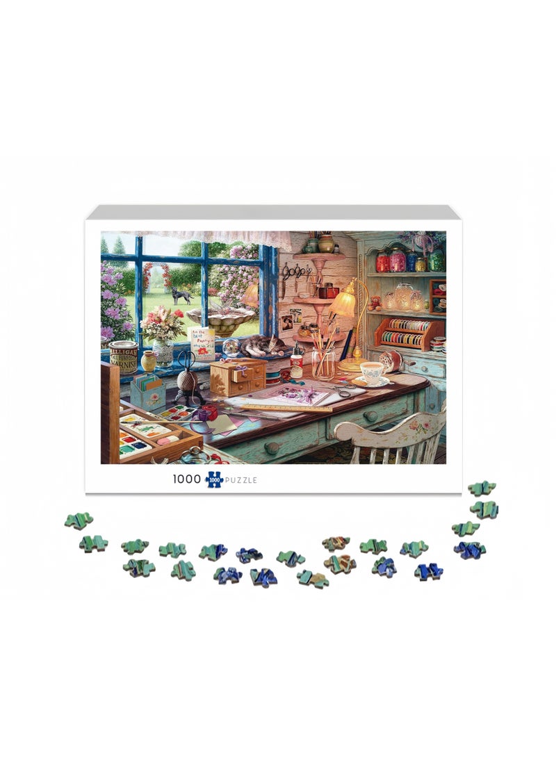 لغز مكون من 1000 قطعة، موضوع الاستوديو، لغز التحدي - Image 2