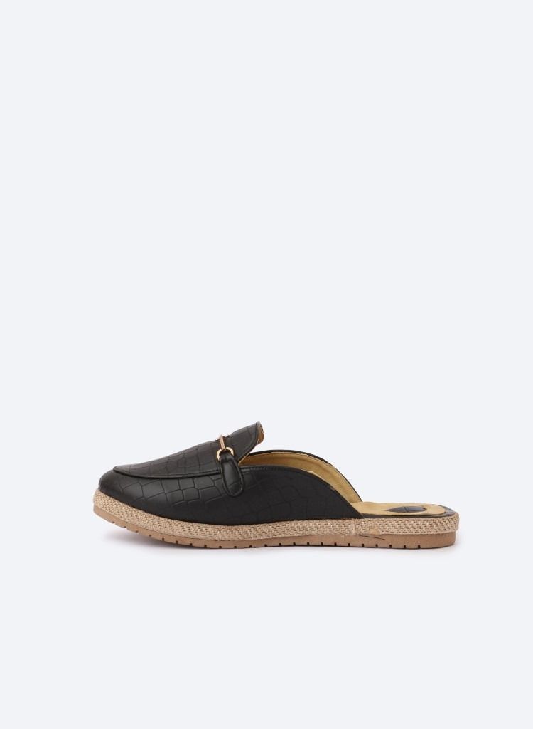زهوة Slipper Circled Crocodile Accessories Leather Flat  - Image 3