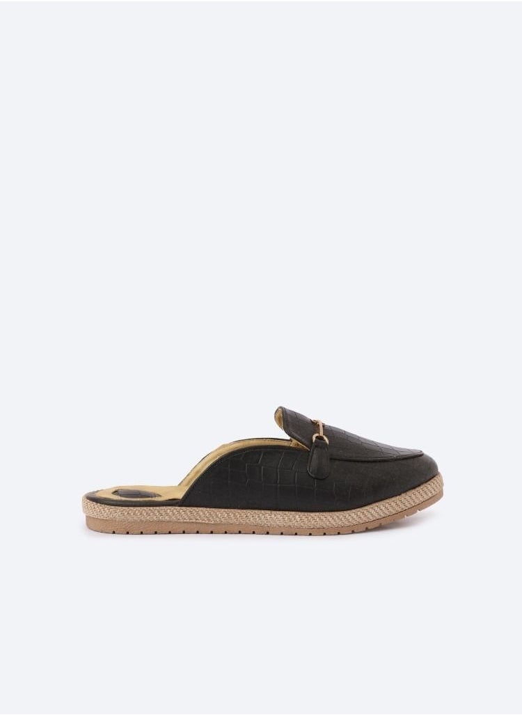 زهوة Slipper Circled Crocodile Accessories Leather Flat  - Image 1