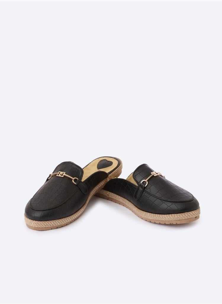 زهوة Slipper Circled Crocodile Accessories Leather Flat  - Image 2