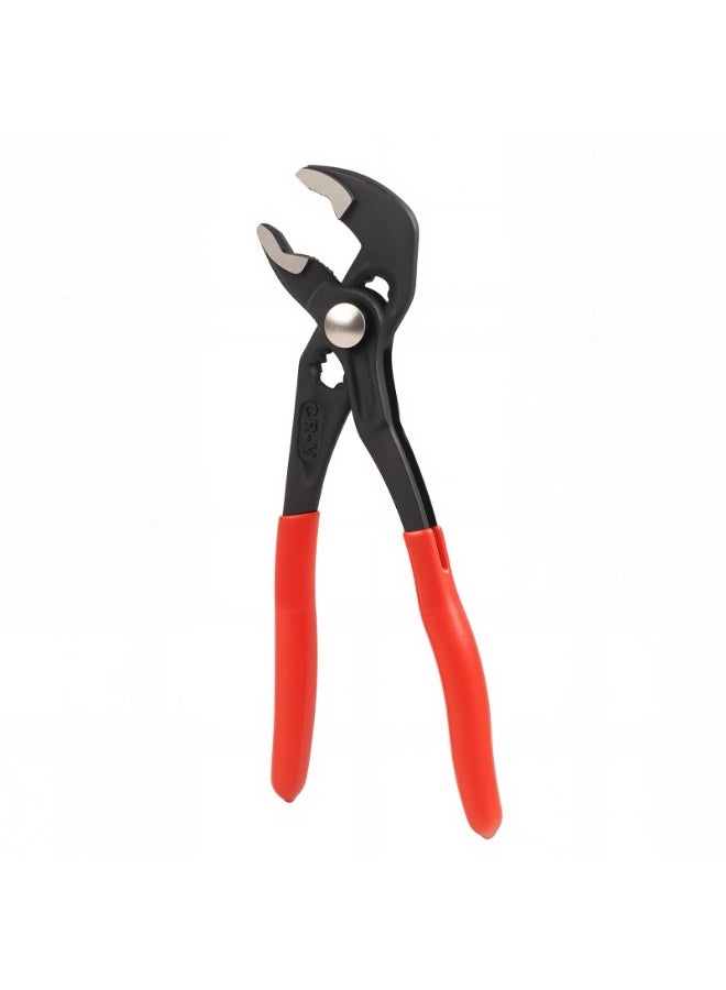 7 Inch Water Pump Pliers, CRV Steel Adjustable Tongue and Groove Large Opening Quick Release Joint Pliers with V-Jaw, Slip Joint Design with Comfort Grip, Multi Purpose V-Groove Pipe Wrench for Home Plumbing Repair,180mm - Image 1