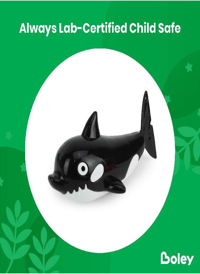 BOLEY - Boley Wind-Up Sea Animals - 10 Pk Floating Animal Bath Toys for Toddlers - Swimming Pool Toys for Kids Ages 3+ - Image 1