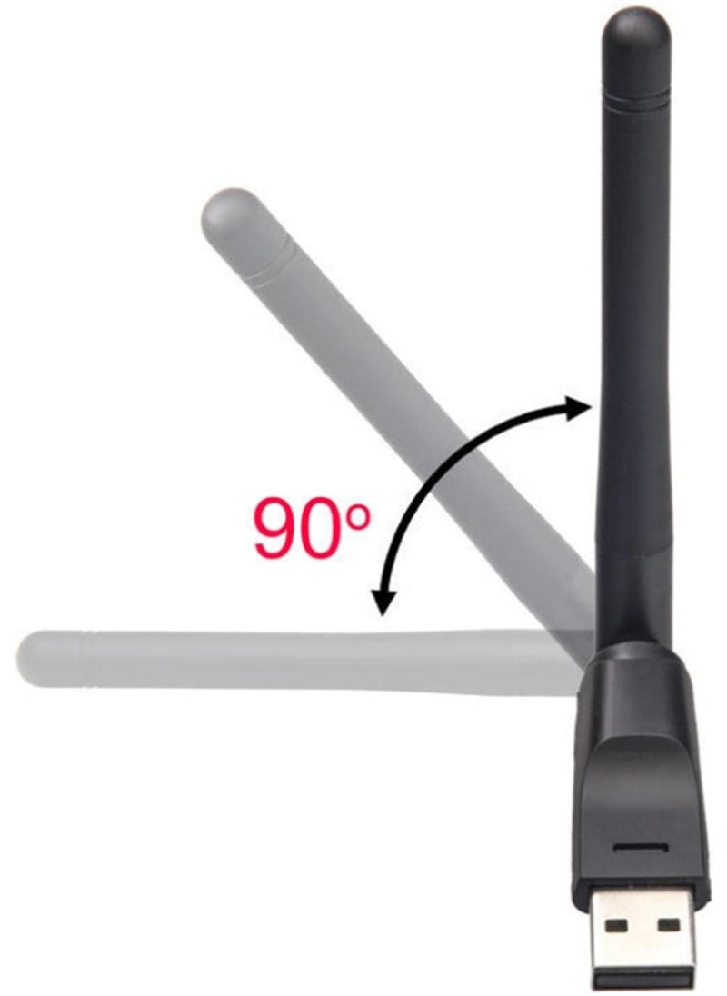 Generic Wireless USB Adapter with Directional Antenna – WiFi 150Mbps High-Speed Data Transfer  - Image 3