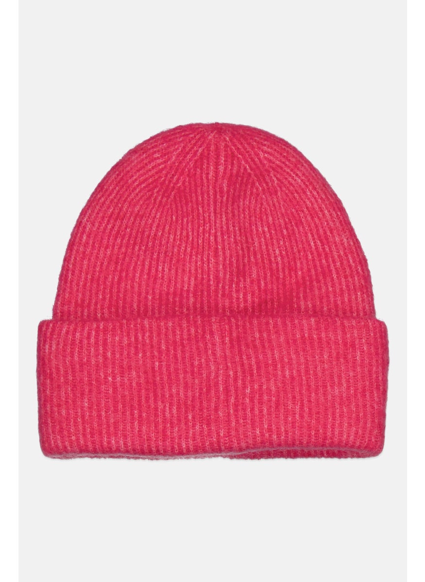 ESPRIT Women Knitted Beanie, Pink  - Image 2