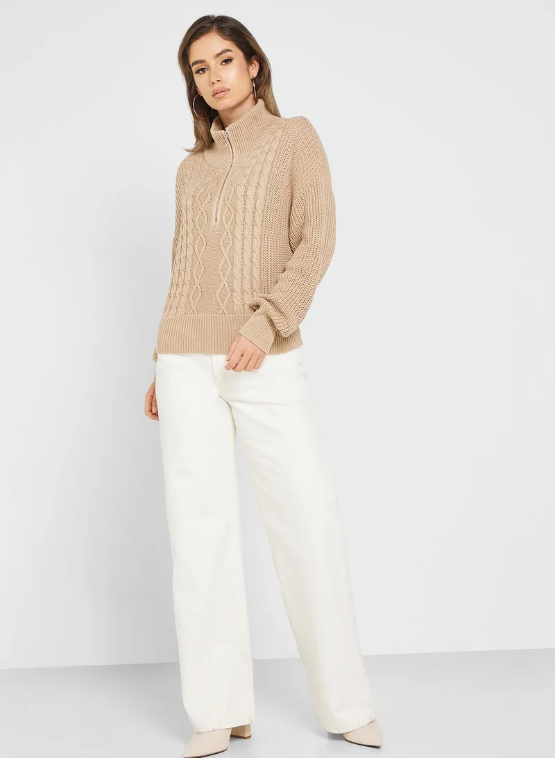 ONLY High Neck Knitted Sweater