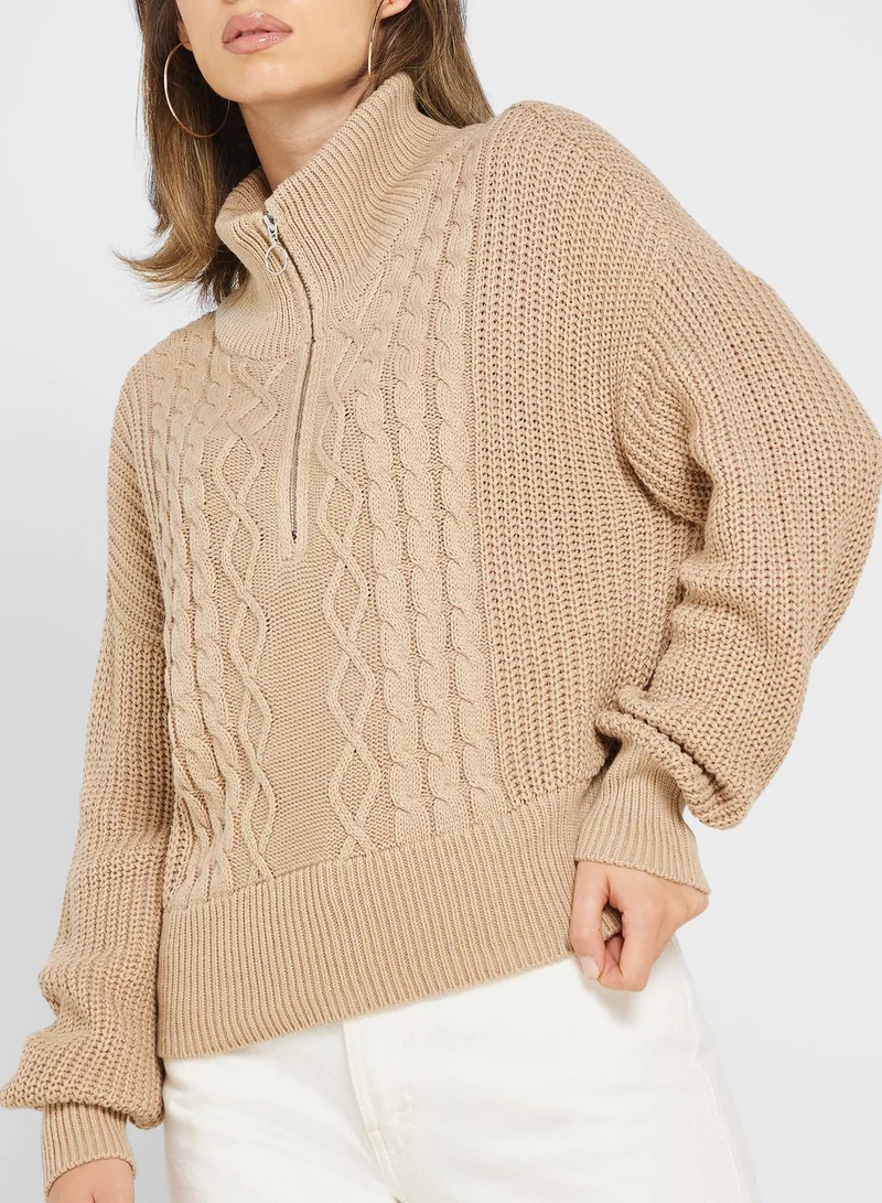 ONLY High Neck Knitted Sweater