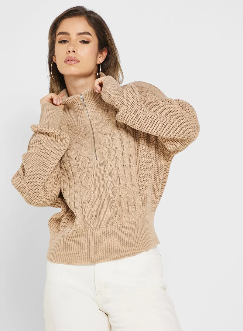 ONLY High Neck Knitted Sweater