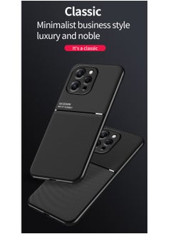 Color Fans Mobile Phone Case for Xiaomi Redmi 12 4G Magnetic Cover Moire Black  - Image 3