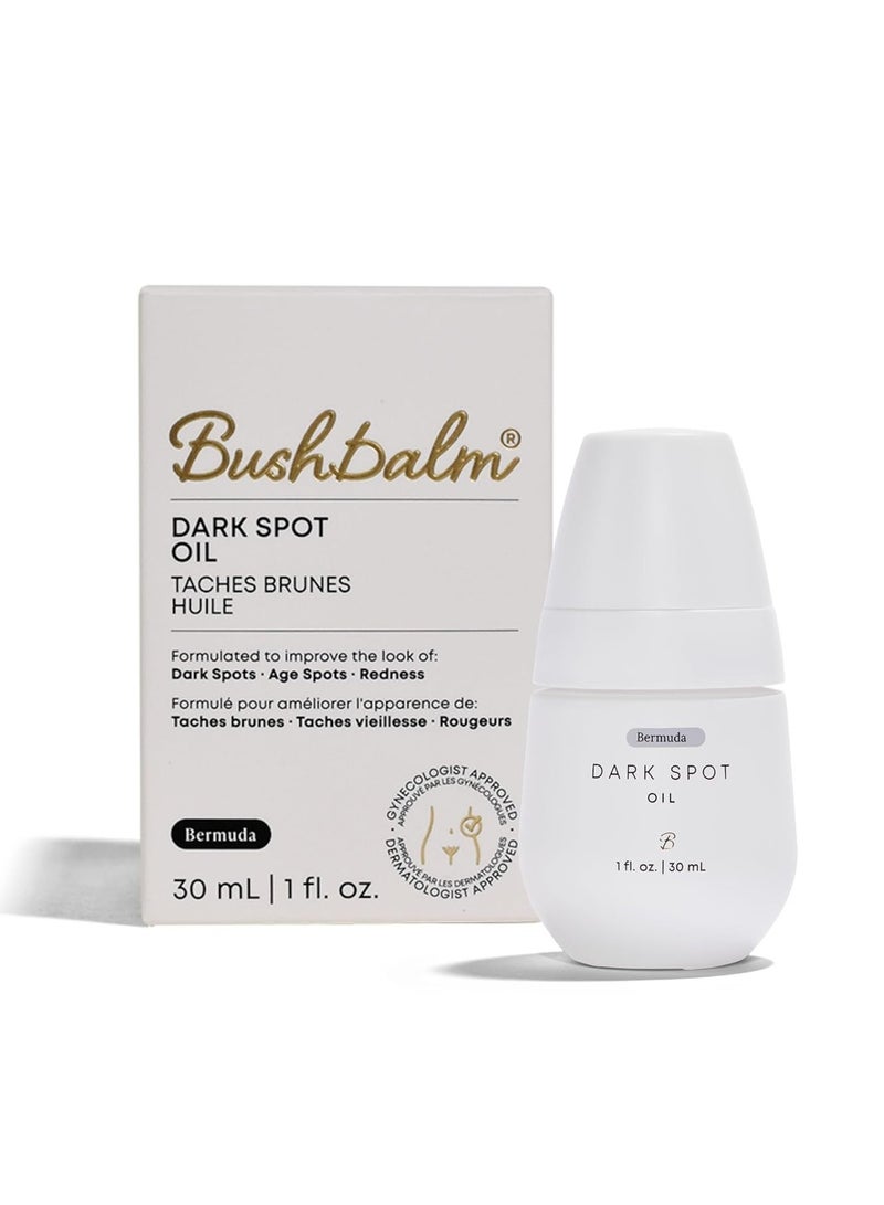 Bushbalm Bushbalm Dark Spot Oil - Improve Appearance of Dark Spots, Ingrown Hair All Over Body, soothe, Rejuvenate and Nourish, Bermuda Oil - 30ml - Image 1