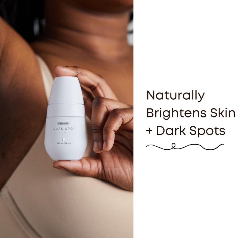 Bushbalm Dark Spot Oil - Helps Brighten and Reduce Hyperpigmentation, Razor Burn & Underarm Bumps - Soothe Skin from Post Shave Itchiness, Irritation & Redness, 30 ml - Bermuda Oil - Image 2