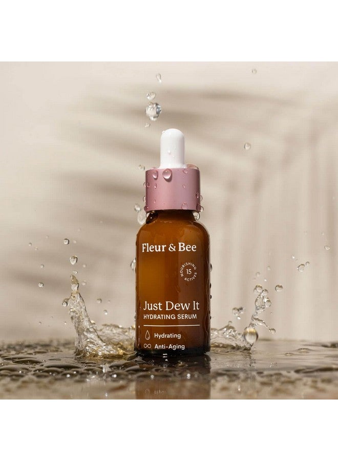 فلور آند بي سيروم مرطب للوجه ومقاوم للشيخوخة بمكونات طبيعية ونباتية ١٠٠٪ | سيروم حمض الهيالورونيك للبشرة الحساسة والجافة | جست ديو إت من فلور آند بي - ١ أونصة سائلة - Image 2