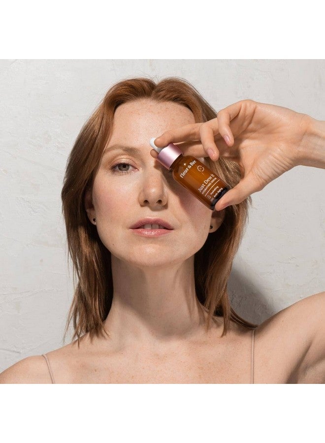 فلور آند بي سيروم مرطب للوجه ومقاوم للشيخوخة بمكونات طبيعية ونباتية ١٠٠٪ | سيروم حمض الهيالورونيك للبشرة الحساسة والجافة | جست ديو إت من فلور آند بي - ١ أونصة سائلة - Image 3