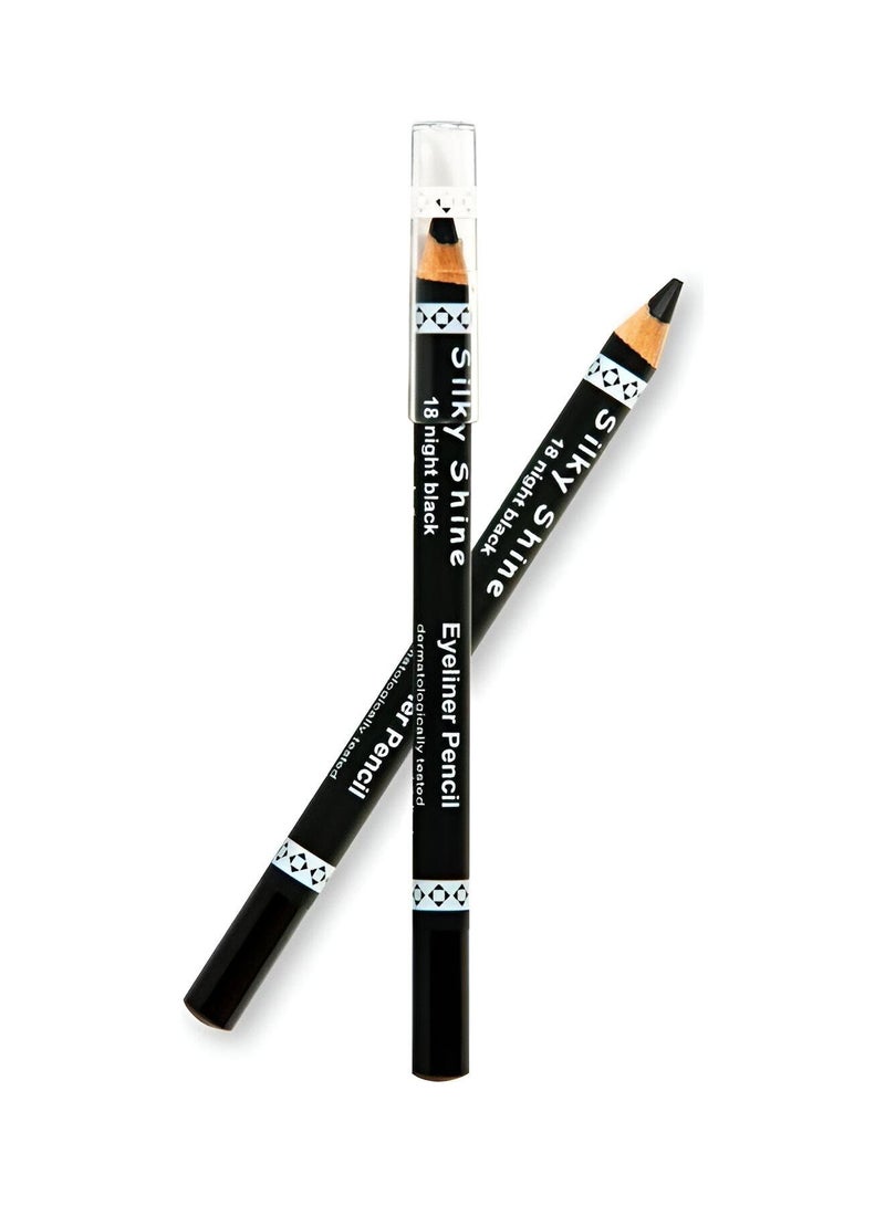 Silky Shine - Black Eyeliner Pencil