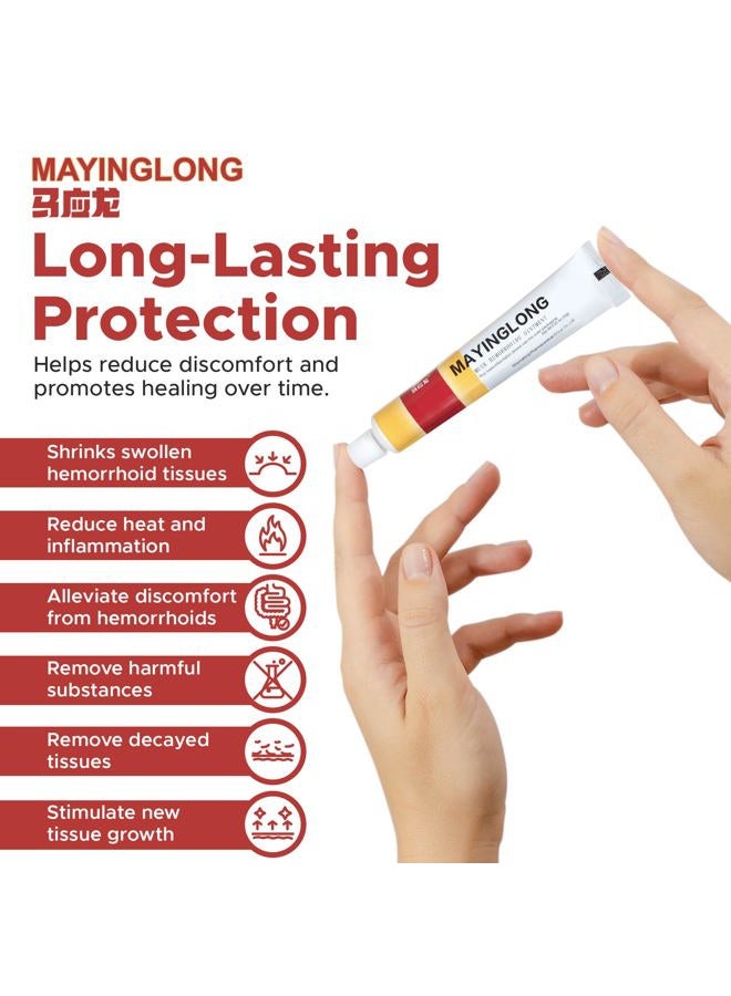 Mayinglong Musk Hemorrhoidal Ointment, Helps Relieve Itching, Burning, or Discomfort Fast (3 Pack) - Image 2