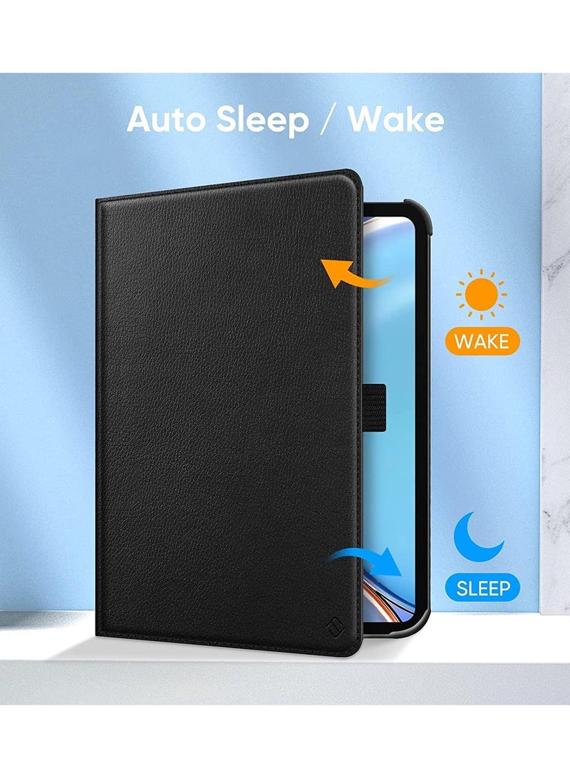 حافظة حماية دوارة لجهاز iPad Mini 6 6، حامل دوار 360 درجة، غطاء قابل للطي لعرض متعدد الزوايا لحافظة دوارة 360 درجة لجهاز iPad Mini الجيل السادس 8.3 بوصة أسود - Image 2