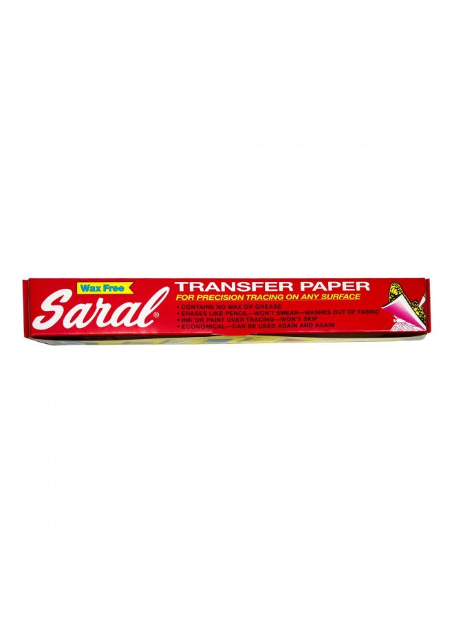 Saral RED SARAL Wax-Free Transfer (Tracing) Paper for Precision Tracing on Any Surface-12 inches x 12 Foot roll - Image 3