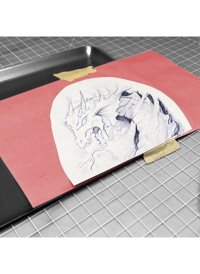 Saral RED SARAL Wax-Free Transfer (Tracing) Paper for Precision Tracing on Any Surface-12 inches x 12 Foot roll - Image 2