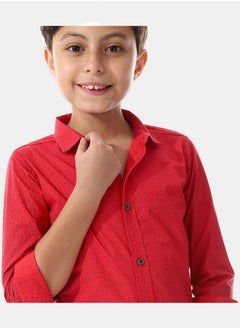 Andora Squares Long Sleeves Boys Shirt  - Image 2